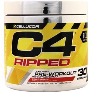 Cellucor C4 Ripped Pre-Workout - ID Series Fruit Punch 180 grams