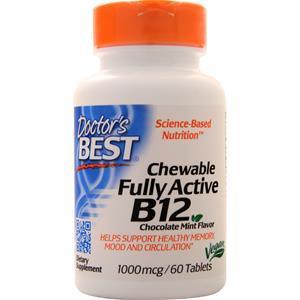 Doctor's Best Chewable Fully Active B12 Chocolate Mint 60 tabs