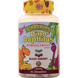 KAL Dinosaurs - Dino-Dophilus Probiotic (2 Billion) Black Cherry 60 chews