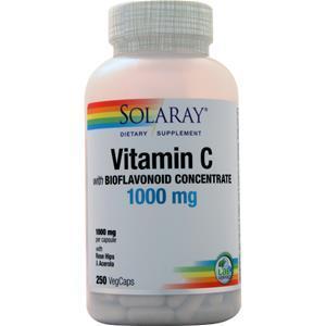 Solaray Vitamin C with Bioflavonoid Concentrate (1000mg)  250 vcaps