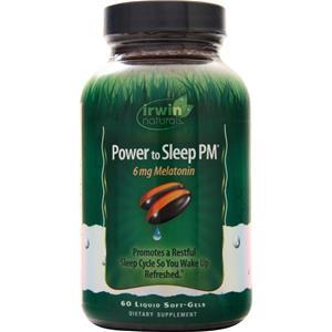 Irwin Naturals Power to Sleep PM (6mg Meletonin)  60 sgels