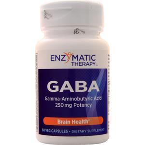 Enzymatic Therapy Gaba (250mg)  60 vcaps