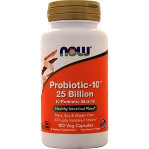 Now Probiotic-10 (25 Billion)  100 vcaps