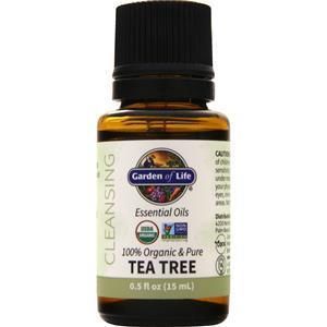 Garden Of Life 100% Organic Essential Oils Tea Tree 0.5 fl.oz