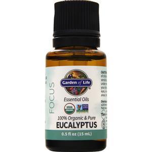 Garden Of Life 100% Organic Essential Oils Eucalyptus 0.5 fl.oz