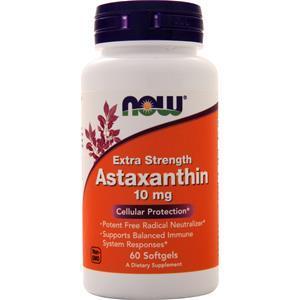 Now Astaxanthin - Extra Strength (10mg)  60 sgels