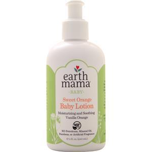 Earth Mama Baby Lotion Vanilla Orange 8 fl.oz