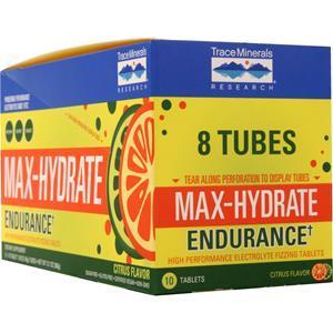 Trace Minerals Research Max-Hydrate Endurance Citrus 8 unit