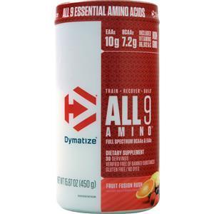 Dymatize Nutrition All 9 Amino Fruit Fusion Rush 450 grams