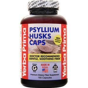 Yerba Prima Psyllium Husks Caps  180 caps