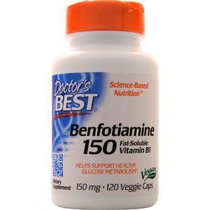 Doctor's Best Benfotiamine 150  120 vcaps