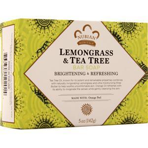 Nubian Heritage Bar Soap Lemongrass & Tea Tree 5 oz