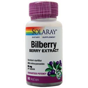 Solaray Bilberry Berry Extract (60mg)  60 vcaps