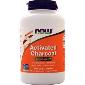 Now Activated Charcoal (280mg)  200 vcaps