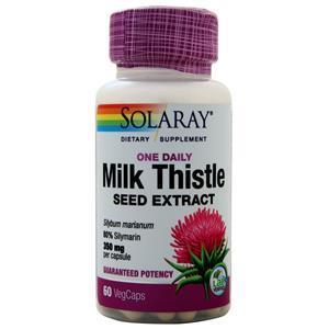 Solaray Milk Thistle Seed Extract - One Daily  60 vcaps