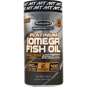 Muscletech Essential Series - Platinum 100% Omega Fish Oil  100 sgels