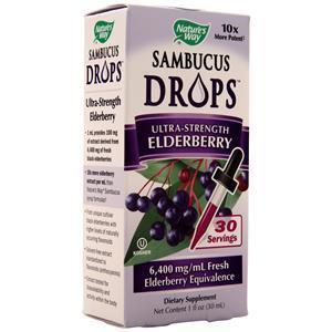 Nature's Way Sambucus Drops - Ultra Strength Elderberry  1 fl.oz