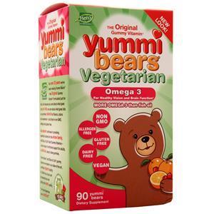 Yummi Bears Omega 3 Plant Based Cranberry-Orange 90 bears