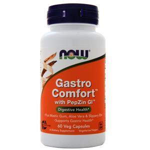 Now Gastro Comfort with PepZin Gl  60 vcaps