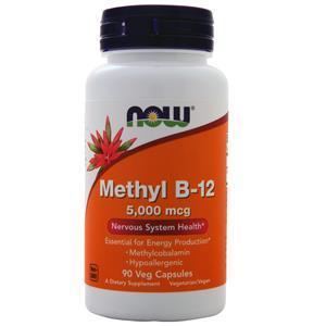 Now Methyl B-12 (5000mcg)  90 vcaps