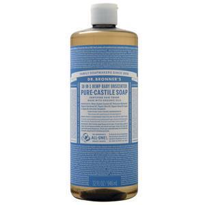 Dr. Bronner's Pure-Castile Soap Baby Unscented 32 fl.oz