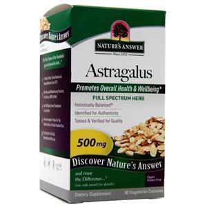 Nature's Answer Astragalus (500mg)  90 vcaps