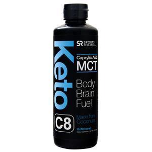 Sports Research Keto C8 Liquid Unflavored 16 fl.oz