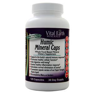 Vital Earth Minerals Humic Mineral Caps  120 caps