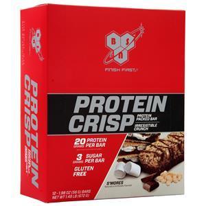 BSN Protein Crisp Bar S'mores 12 bars