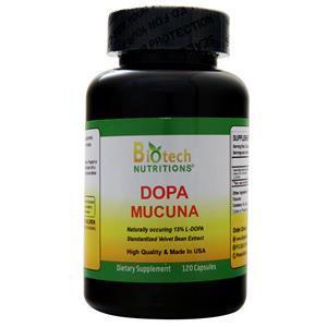 Biotech Nutritions Dopa Mucuna  120 caps