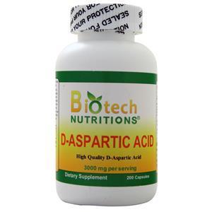 Biotech Nutritions D-Aspartic Acid  200 caps