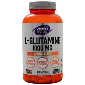Now L-Glutamine (1000mg)  240 caps