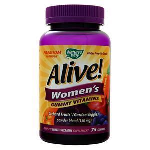 Nature's Way Alive! Women's Gummy Vitamins Fruit 75 gummy