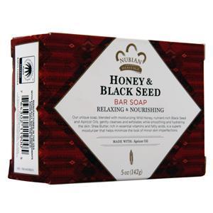 Nubian Heritage Bar Soap Honey & Black Seed 5 oz