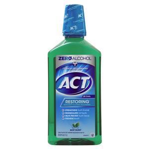 Chattem ACT Restoring Anticavity Flouride Rinse Mint Burst 33.8 fl.oz