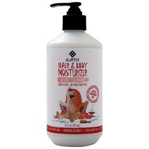 Alaffia Hair & Body Moisturizer - Babies & Kids Coconut Strawberry 16 fl.oz