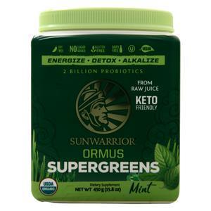 SunWarrior Ormus Super Greens Mint 450 grams