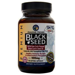 Amazing Herbs Premium Black Seed (500mg)  90 sgels