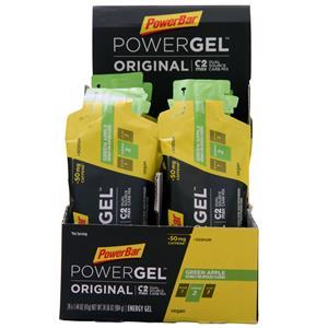 PowerBar PowerGel Original Green Apple - Caffeine 24 pckts