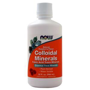 Now Colloidal Minerals - Fulvic Acid Trace Minerals Natural Raspberry 32 fl.oz