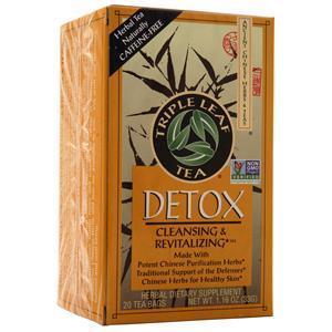 Triple Leaf Tea Detox Cleansing & Revitalizing Herbal Tea  20 pckts