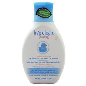 Live Clean Baby Tearless Shampoo & Wash  10 fl.oz