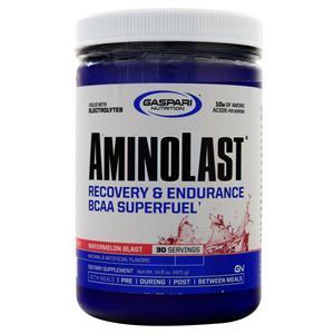 Gaspari Nutrition Aminolast - Recovery & Endurance BCAA Superfuel Watermelon Blast 420 grams