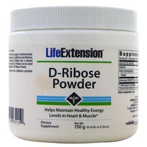 Life Extension D-Ribose Powder  150 grams