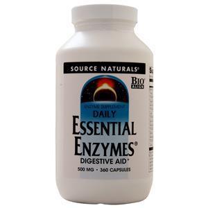 Source Naturals Daily Essential Enzymes (500mg)  360 caps