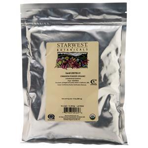 Starwest Botanicals Organic Cinnamon Powder  453.6 grams