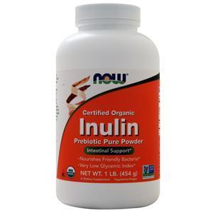Now Inulin Powder - Organic  1 lbs