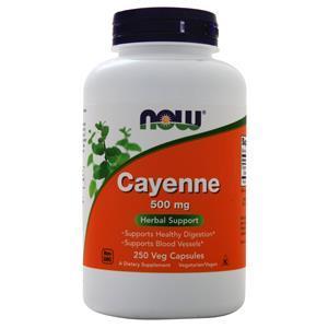 Now Cayenne (500mg)  250 vcaps