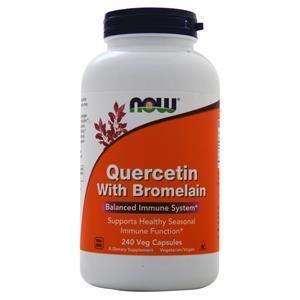 Now Quercetin with Bromelain  240 vcaps