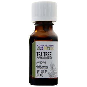 Aura Cacia Tea Tree Pure Essential Oil  0.5 fl.oz